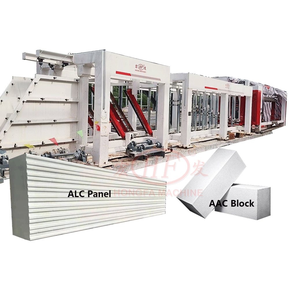 Building Material Board Making Machinery Sand Lime Gypsum Cement AAC Block ALC Panel Making Machine For Masonry Blocks Solutions
