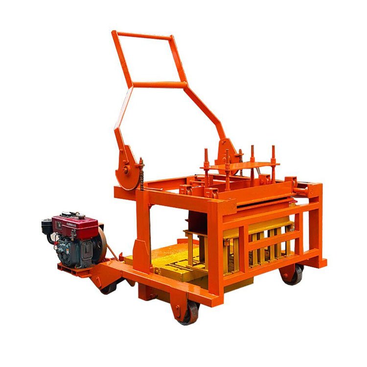 QMY4-30 Concrete Cement Egg Laying Mobile Diesel Engine Hollow Block Brick Making Machine