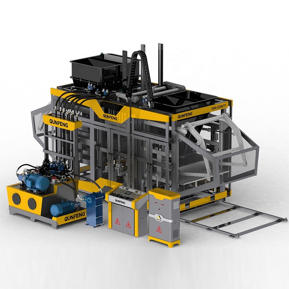 QFT18-20 fully automatic block maker machine Permeable bricks Pavement bricks making machine