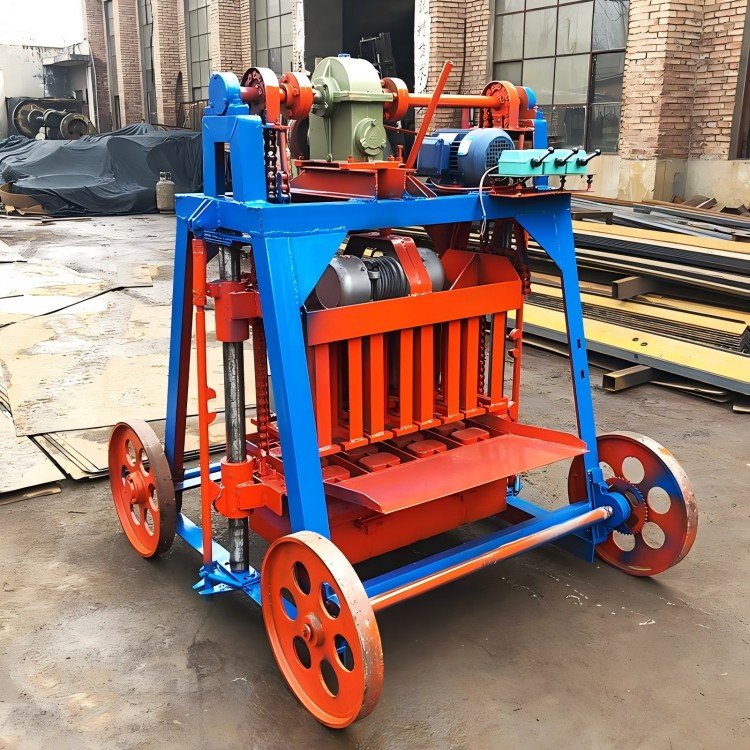Brick maker paving concrete mobile block making machine