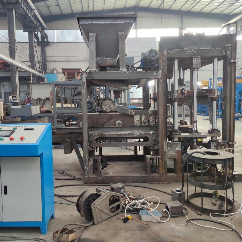 Brick maker paving concrete mobile block making machine