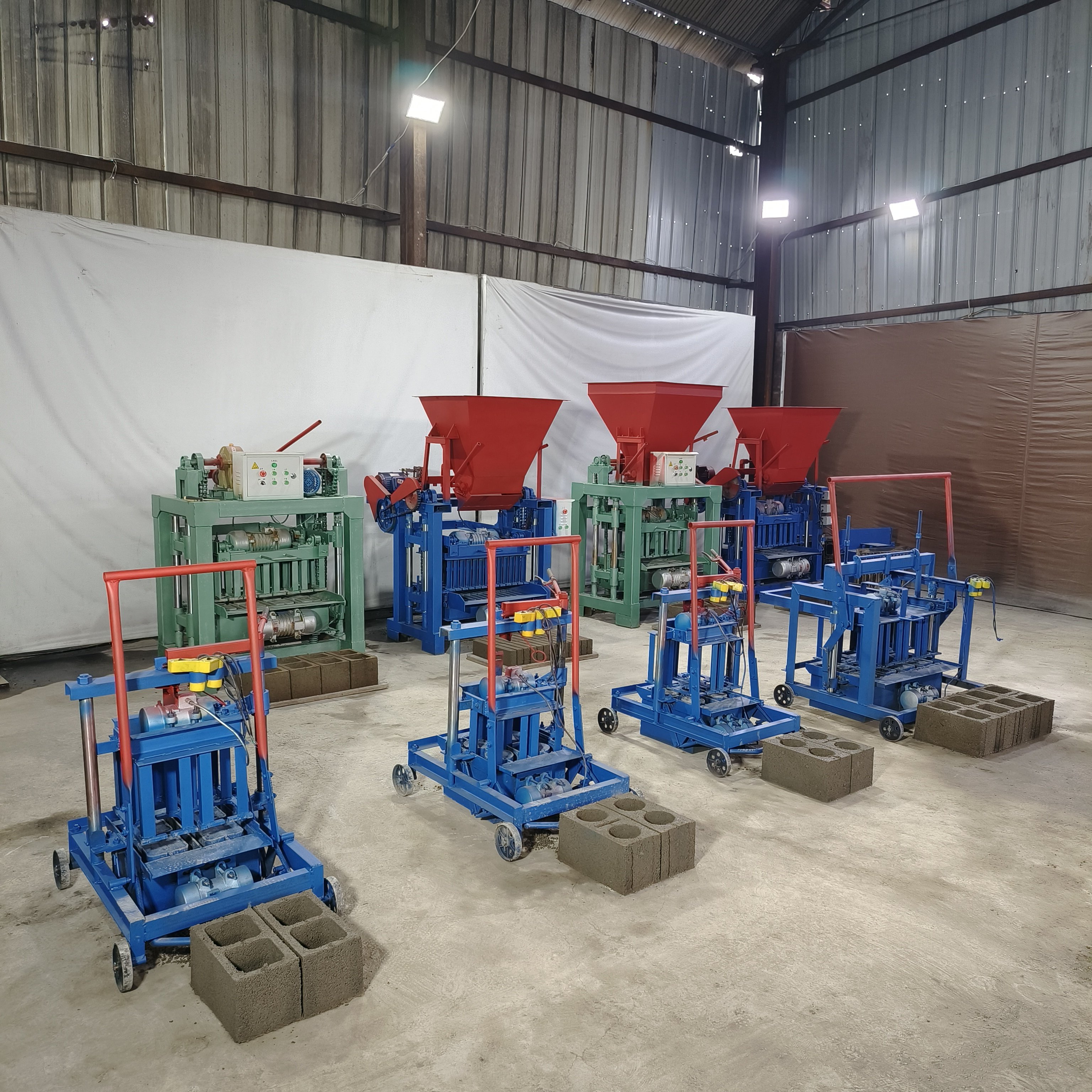 Brick Making Machinery Concrete Block Machine Making Clay Brick Brick Making Machinery