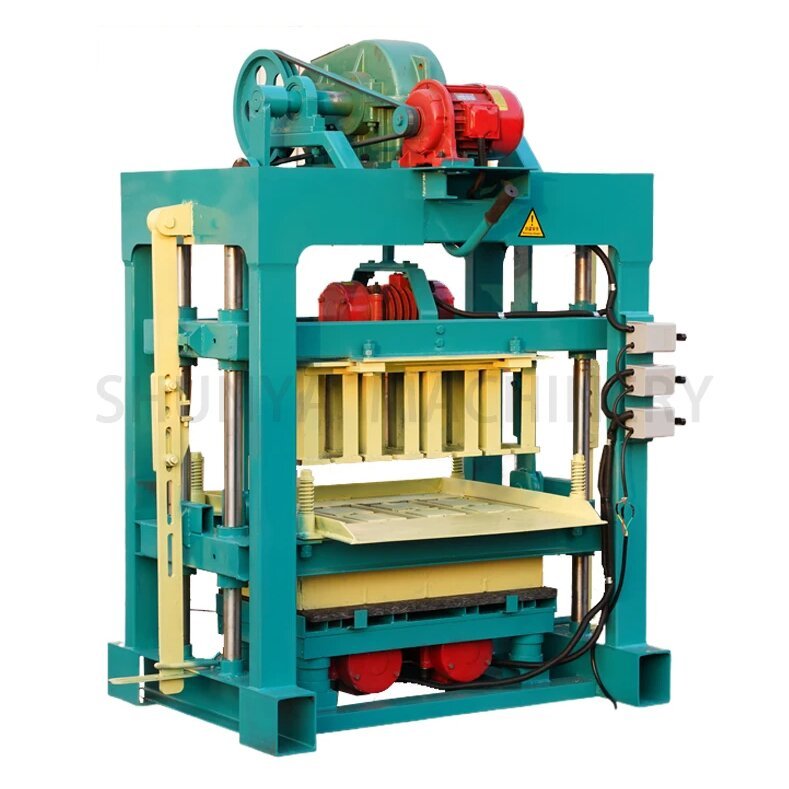 brick making machinery concrete block machine QTJ4-40 fully automatic concrete block making machine