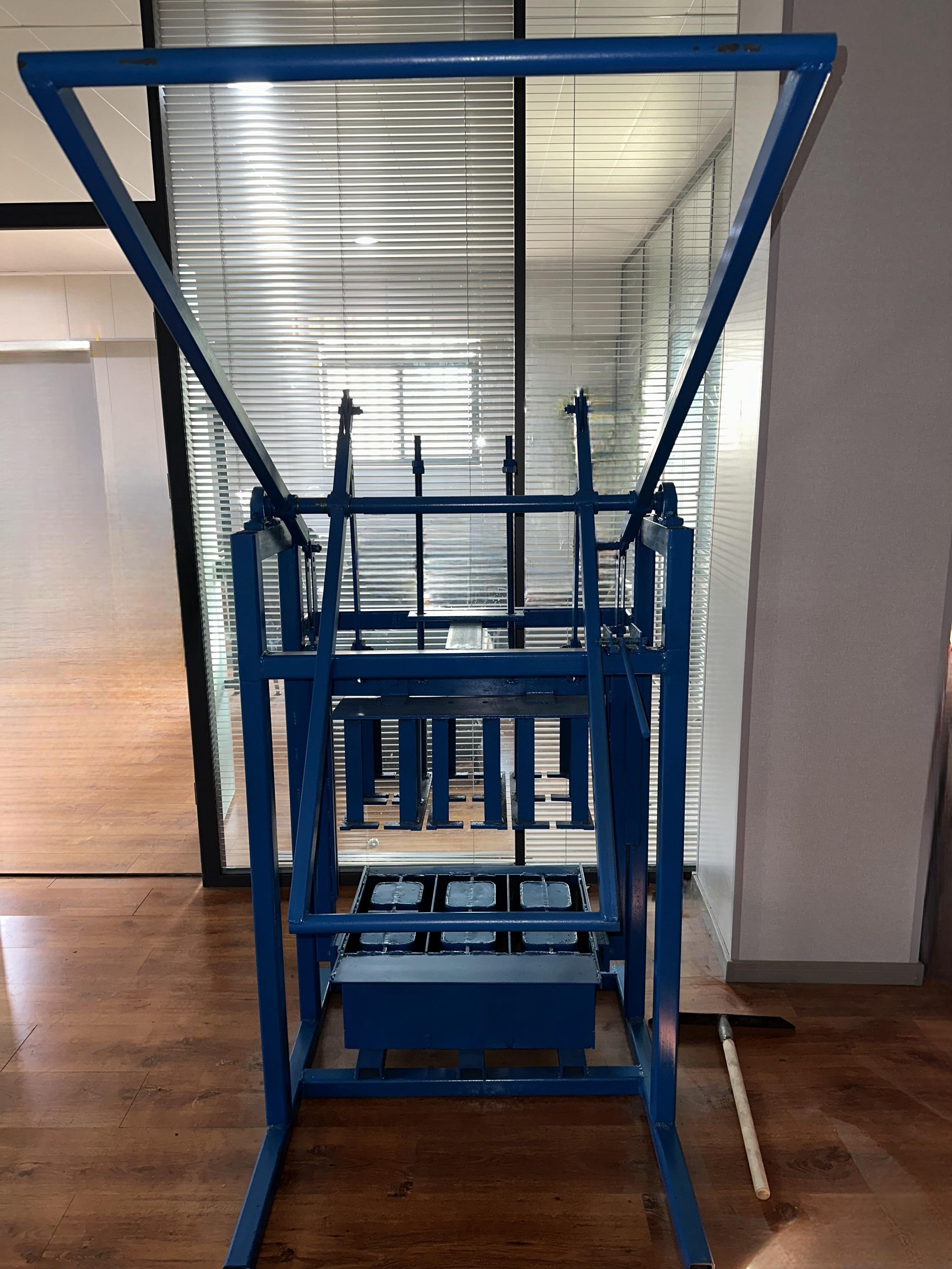 Hot sale Tanzania handmade large scale no-burn brick making machine without using any energy block molding machine