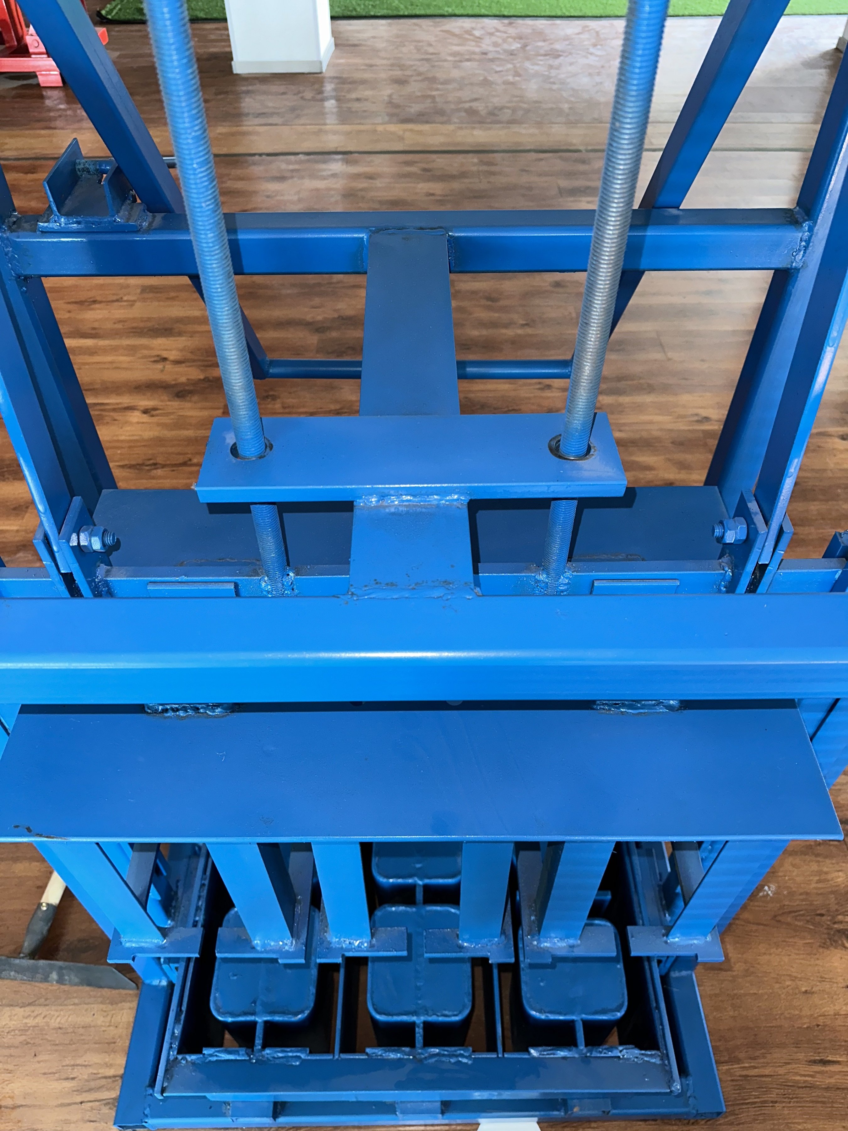 Hot sale Tanzania handmade large scale no-burn brick making machine without using any energy block molding machine