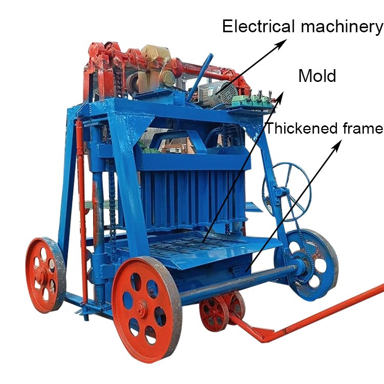 QYJ-A concrete block/brick making machine blocks and bricks making machine convenient and fast