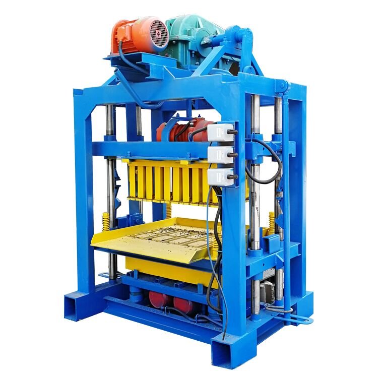 QTJ4-40 small manual concrete cement brick making machine