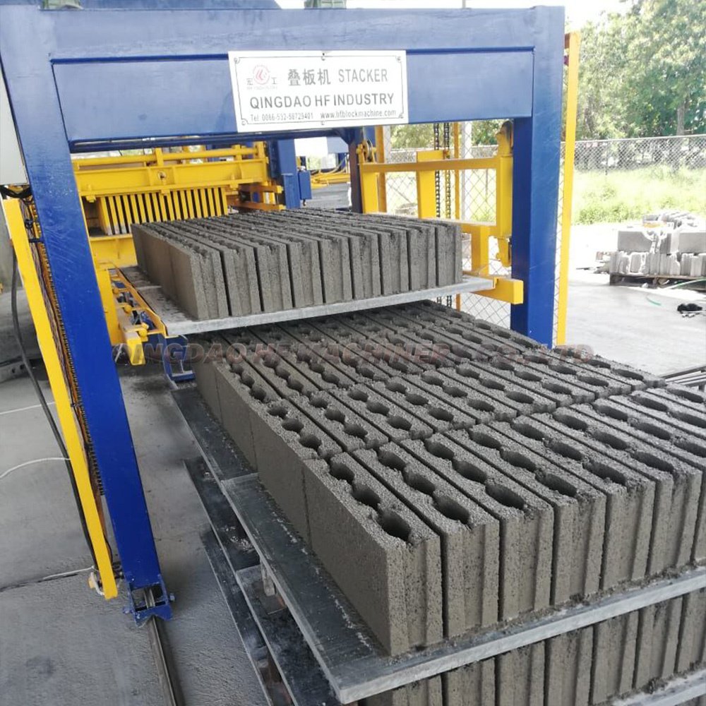 QT15-15 fully automatic block making machine automatic concrete brick making machinery