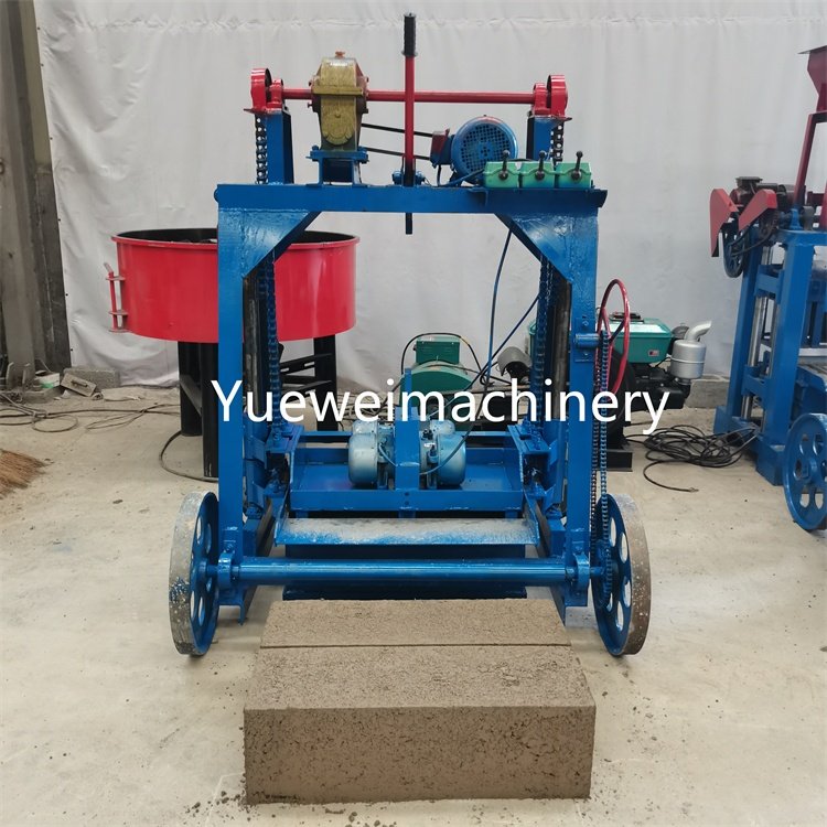 Popular Big Wheel Mobile Interlocking Cement Block Brick Machine for Sale