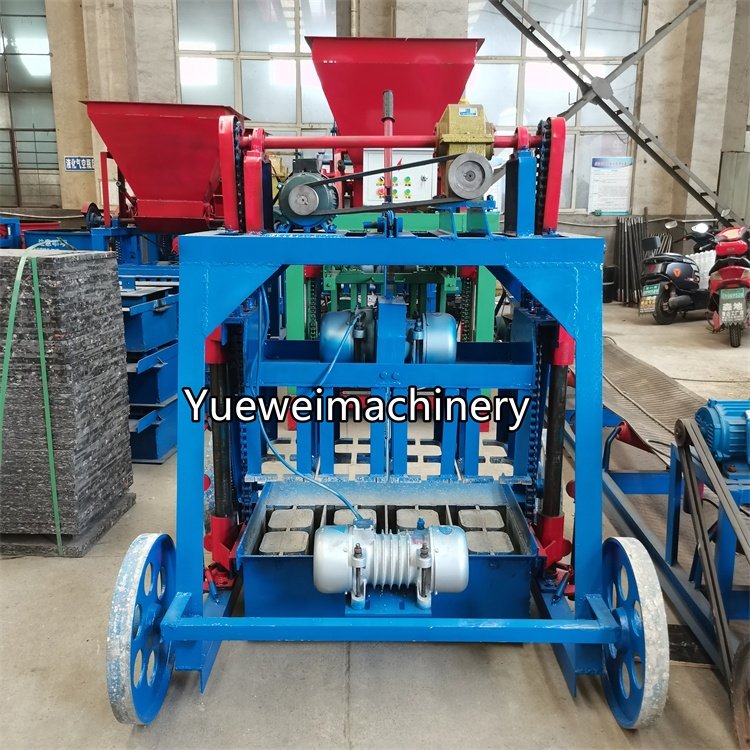 Popular Big Wheel Mobile Interlocking Cement Block Brick Machine for Sale