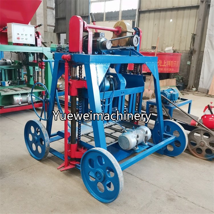 Popular Big Wheel Mobile Interlocking Cement Block Brick Machine for Sale