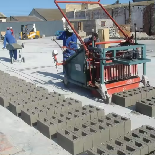 Qt15-15 Fully Automatic Cement Brick Production Line Automatic Interlock Clay Brick Making Machine