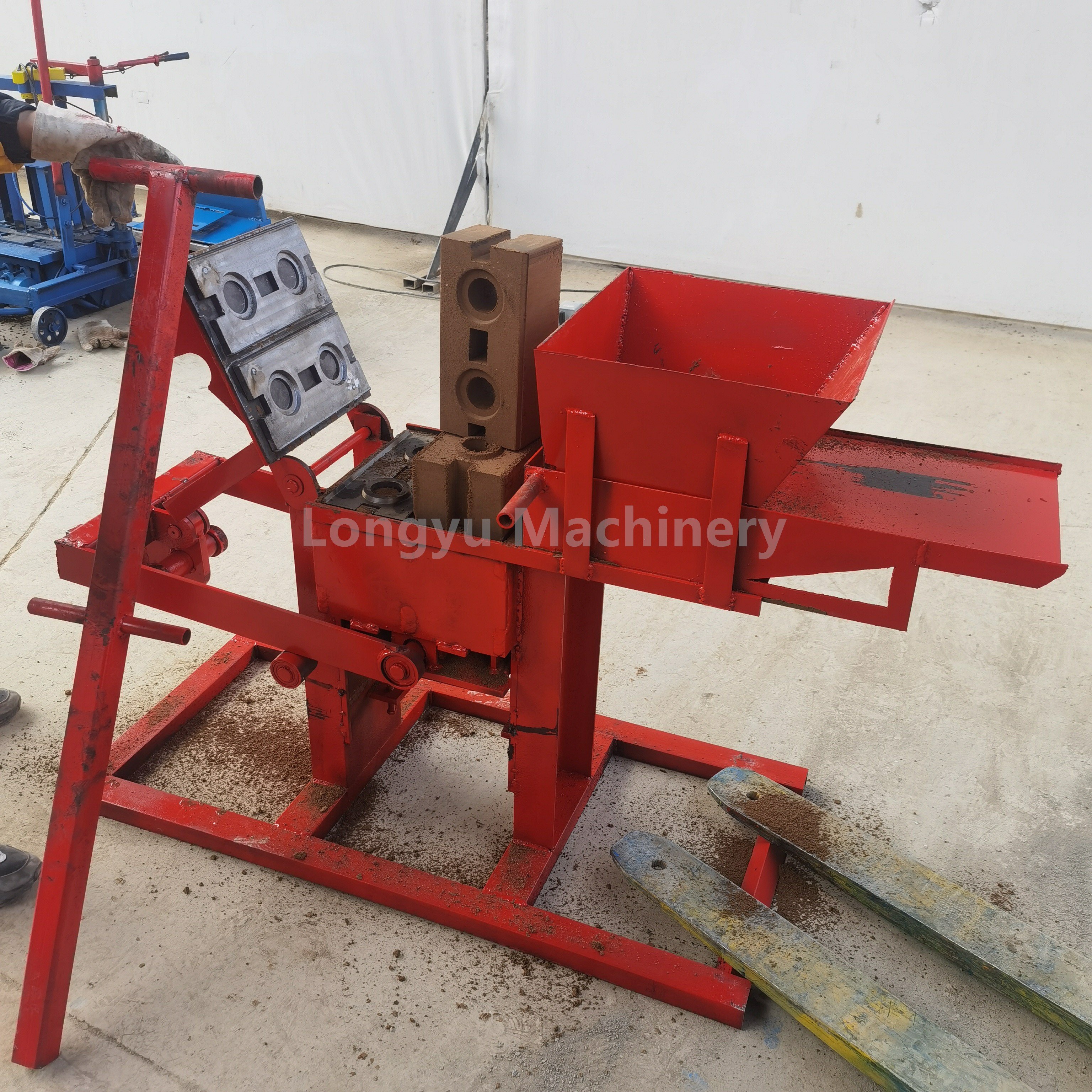 Interlock Block Mold Clay Bricks Making Machine Lowest Price in Philippine