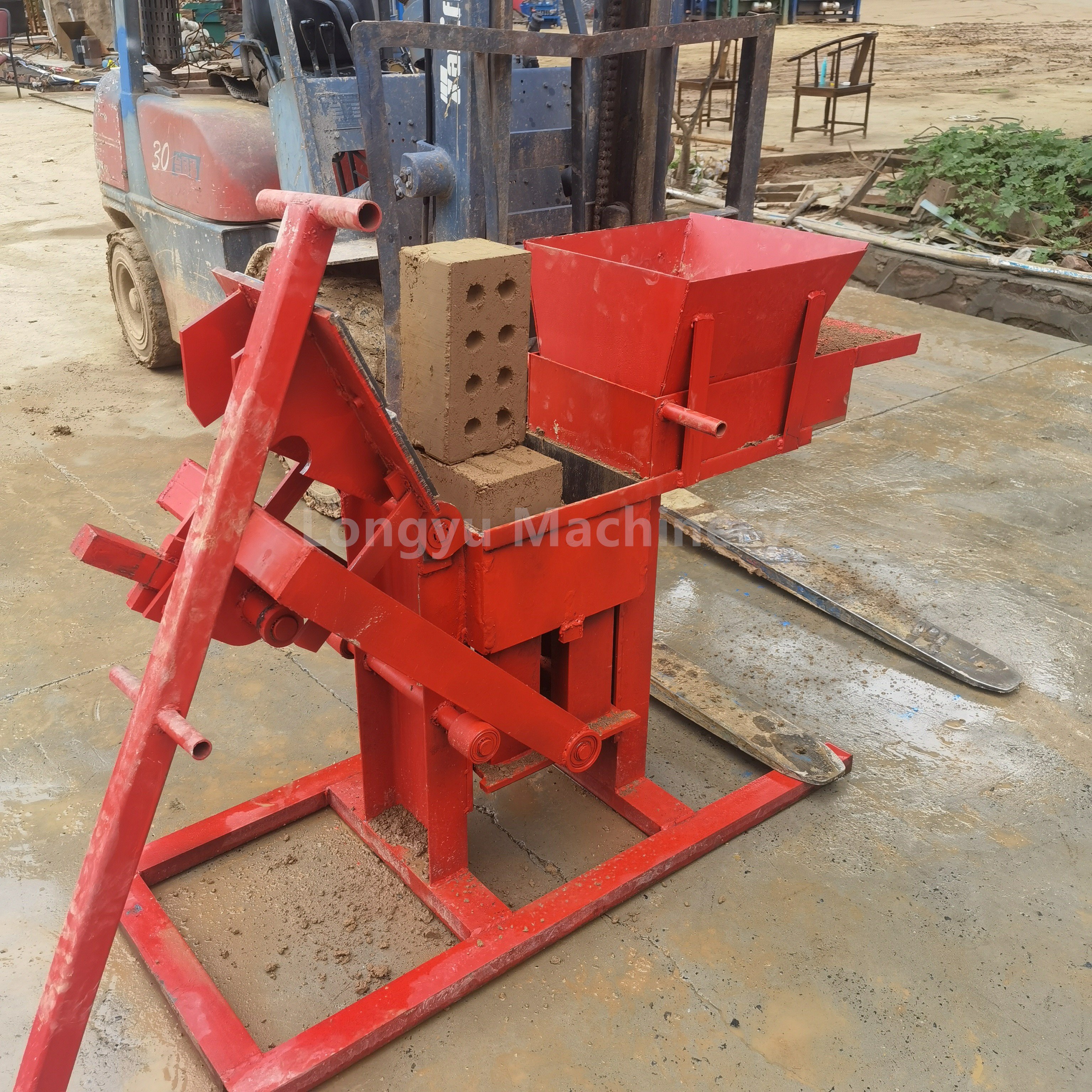 Interlock Block Mold Clay Bricks Making Machine Lowest Price in Philippine