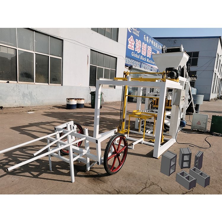 Brick making machine manufacturer brick machine qtj4-26 concrete hollow bricks making machines