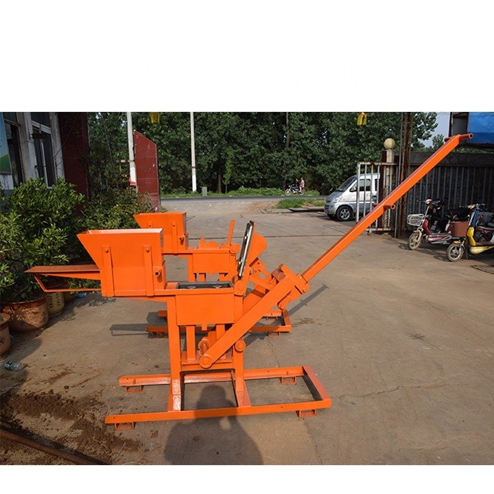 WT1-40 Compressed Earth Hydraulic Paving Interlock Clay Brick Making Machine interlocking brick making machine