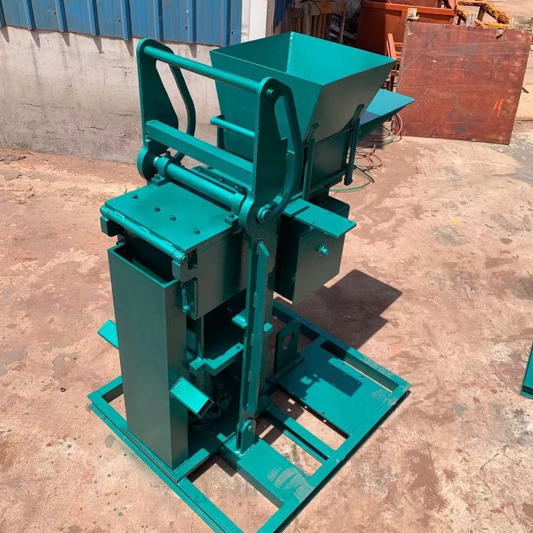 china clay brick making machine SY2-25 double interlocking brick machine hydraulic press clay brick machine
