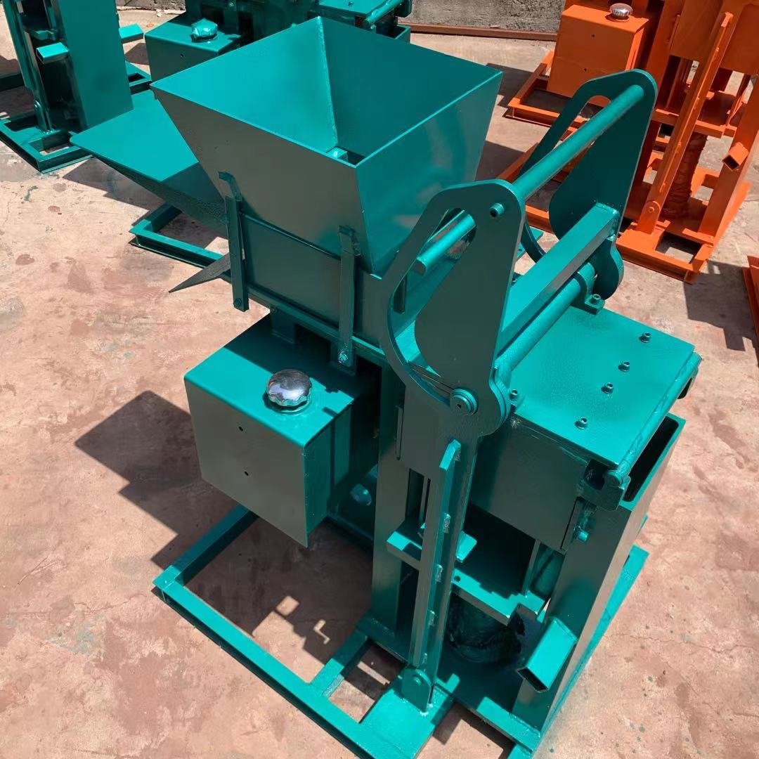 china clay brick making machine SY2-25 double interlocking brick machine hydraulic press clay brick machine
