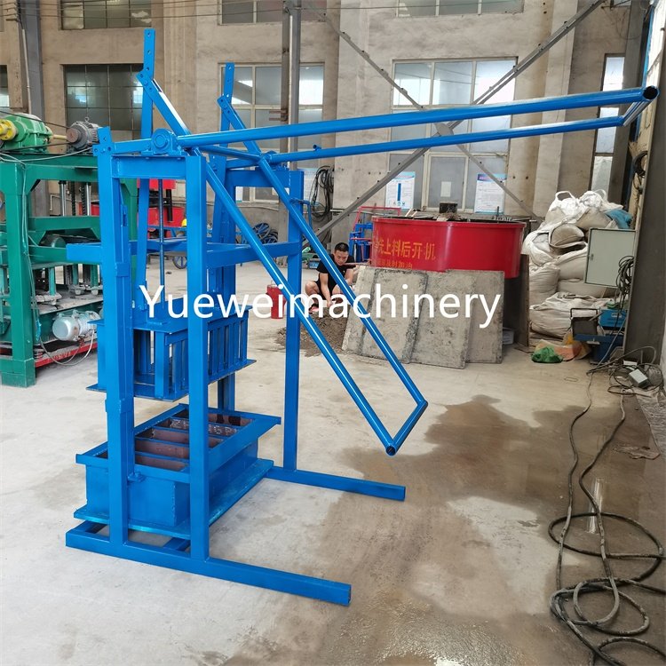 Popular Easy to Operate Manual Interlocking Cement Hollow Solid Block Brick Making Machine for Sale