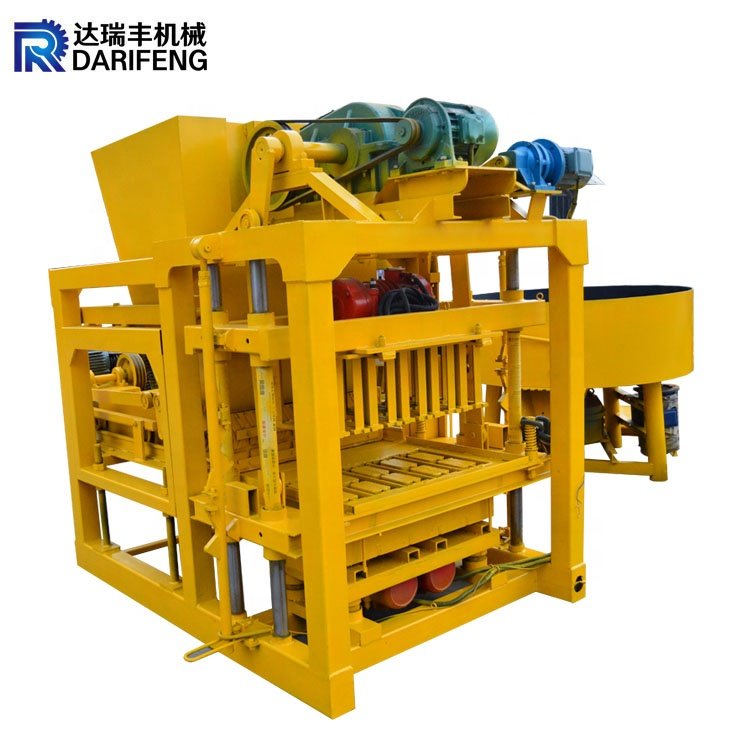 qtj4-28 semi automatic brick making machine cement blocks in ghana