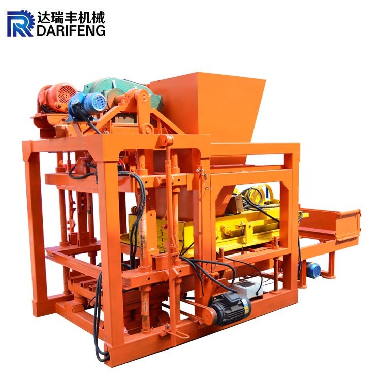 qtj4-28 semi automatic brick making machine cement blocks in ghana