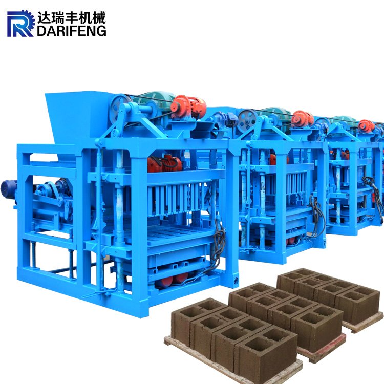 qtj4-28 semi automatic brick making machine cement blocks in ghana
