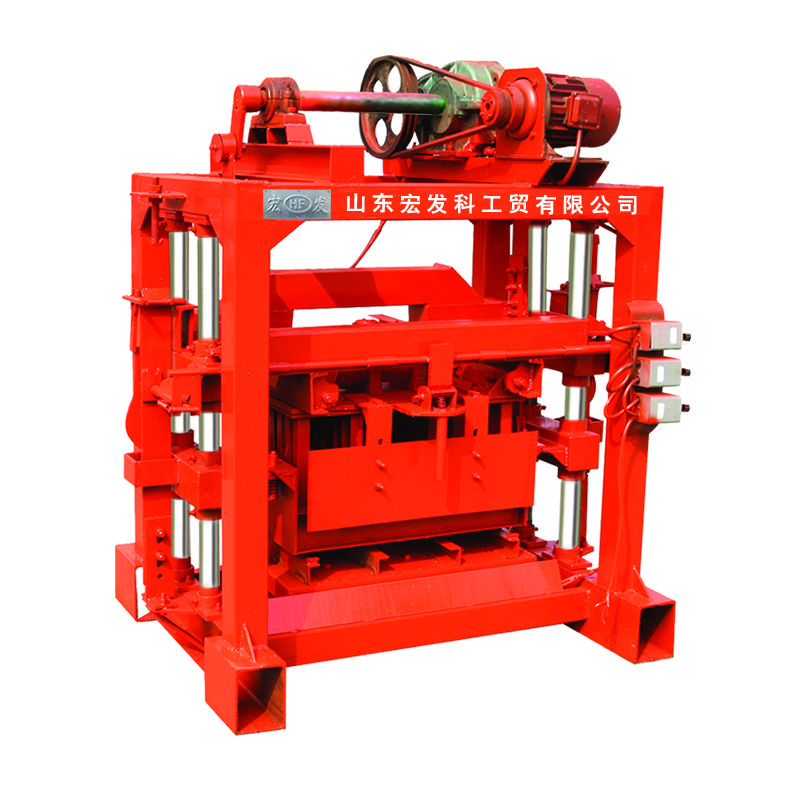QTJ4-40B2 concrete hollow block making machine
