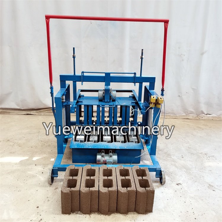 Cheap Professional Electric Mobile Widened Cement Concrete Hollow Block Maker Brick Making Machine for Sale