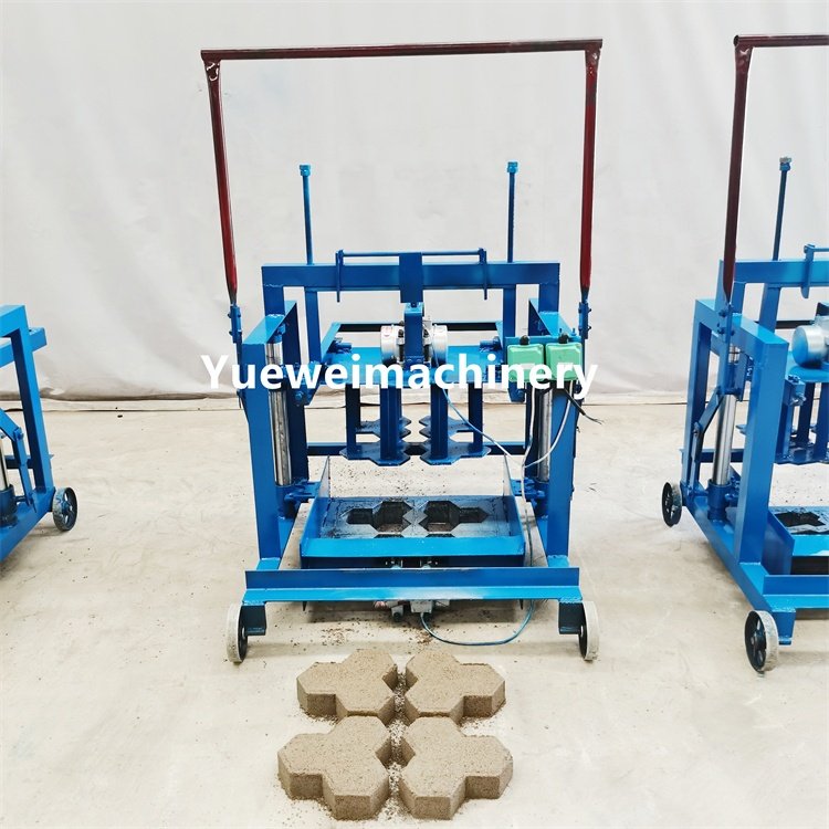 Cheap Professional Electric Mobile Widened Cement Concrete Hollow Block Maker Brick Making Machine for Sale