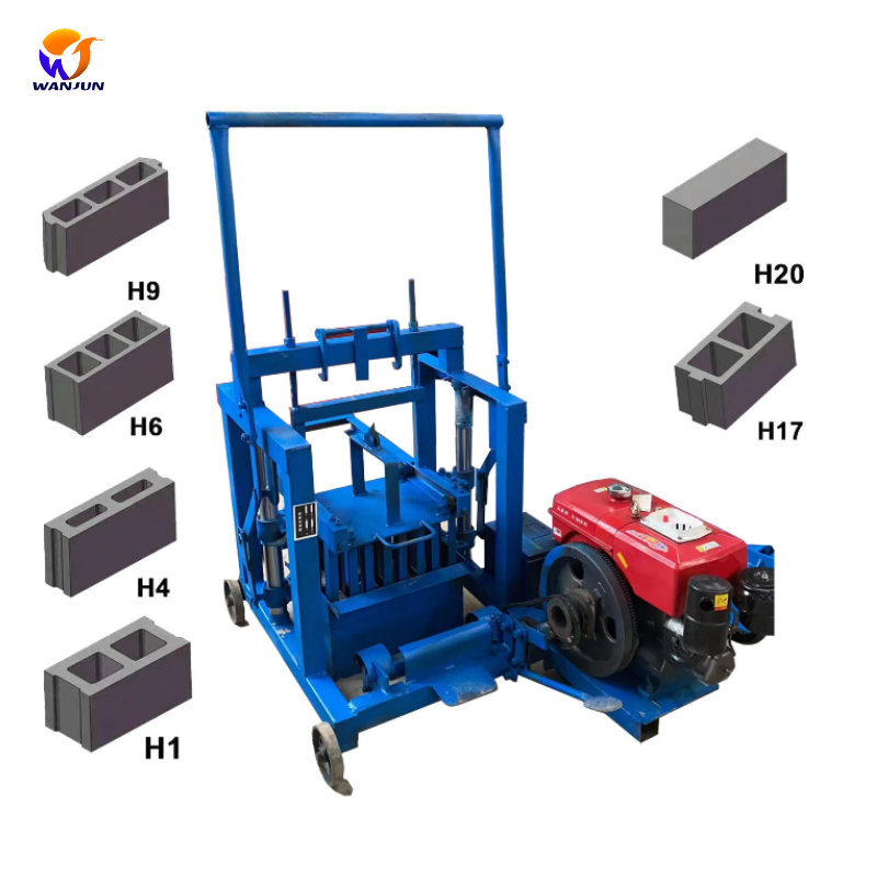 New Condition Diesel Manual Brick Machine Cement Block Paving Stone Hollow Mold Factory Ready Stock Immediate Shipping