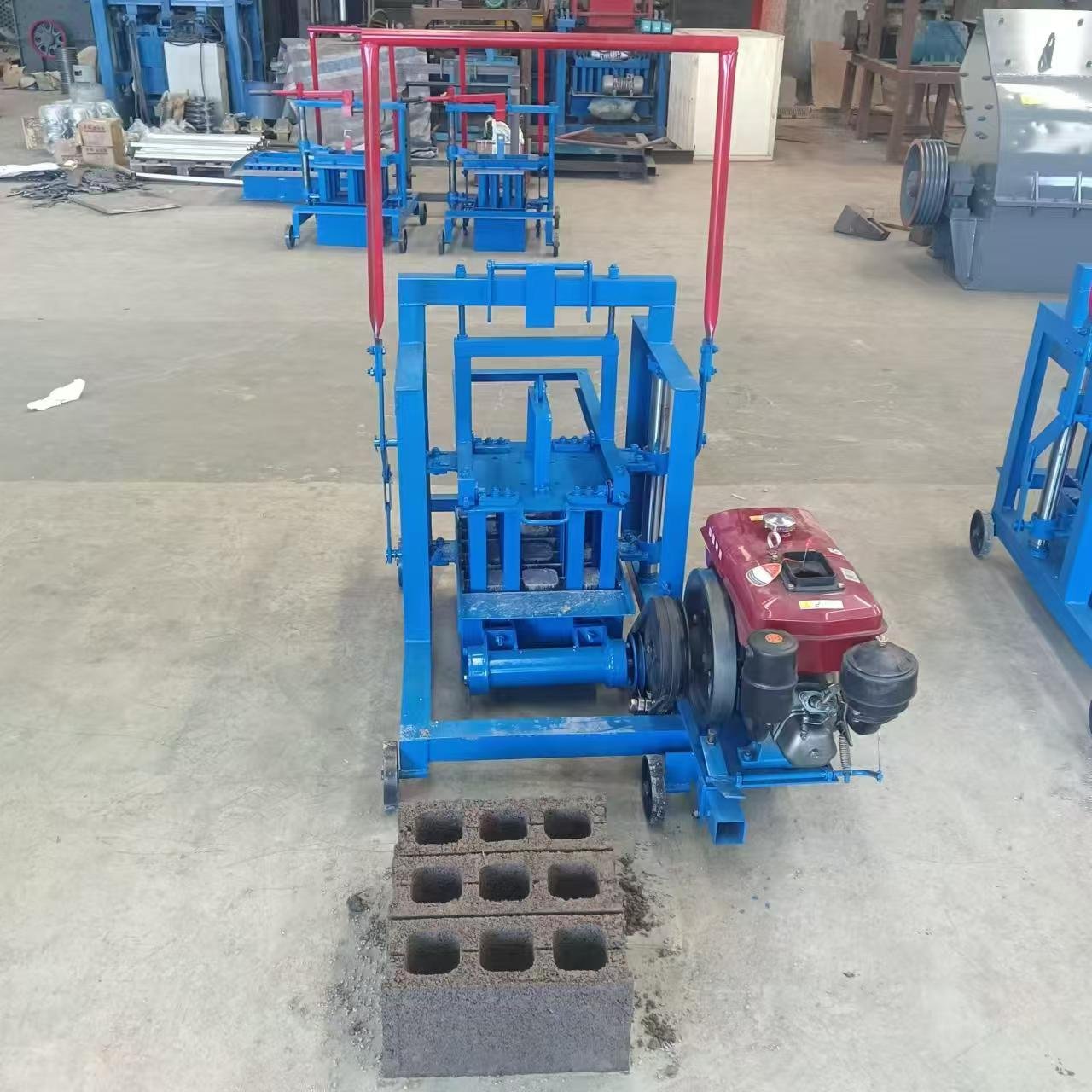 New Condition Diesel Manual Brick Machine Cement Block Paving Stone Hollow Mold Factory Ready Stock Immediate Shipping