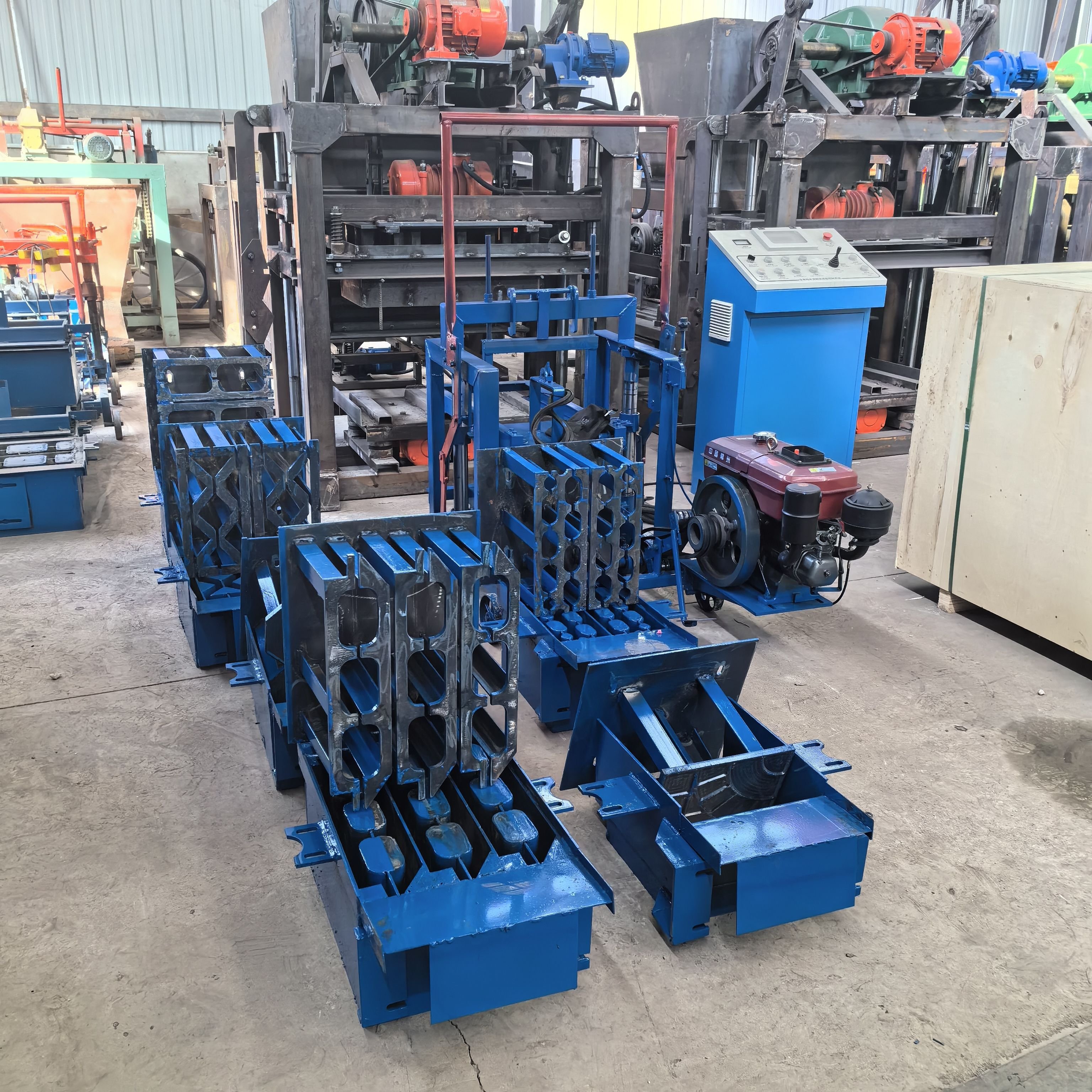 New Condition Diesel Manual Brick Machine Cement Block Paving Stone Hollow Mold Factory Ready Stock Immediate Shipping