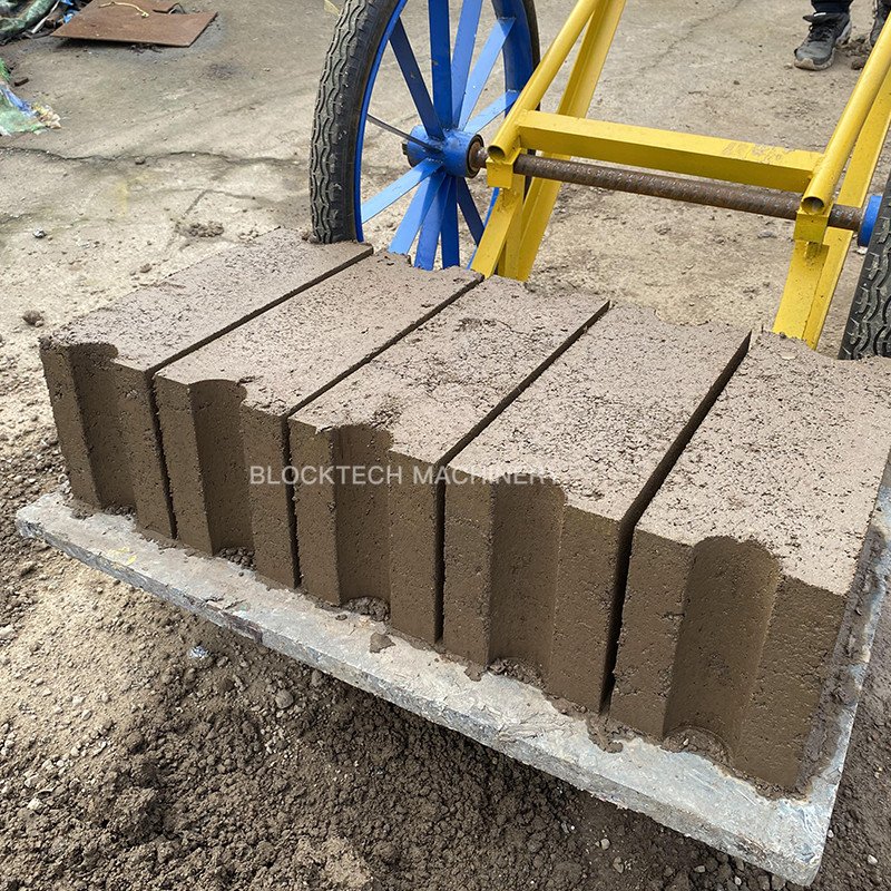 pavement brick cheap easy operation good quality industrial hand operated brick making machinery india made sand