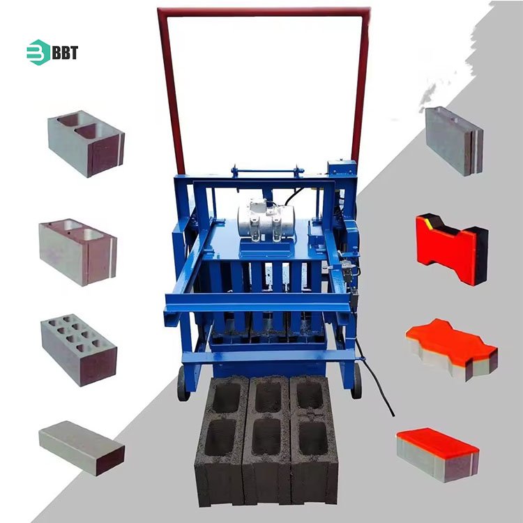 Concrete Brick Moulding Making Machine Manual Hollow Concrete Brick Making Machine Small Cheap Brick Machine For Home