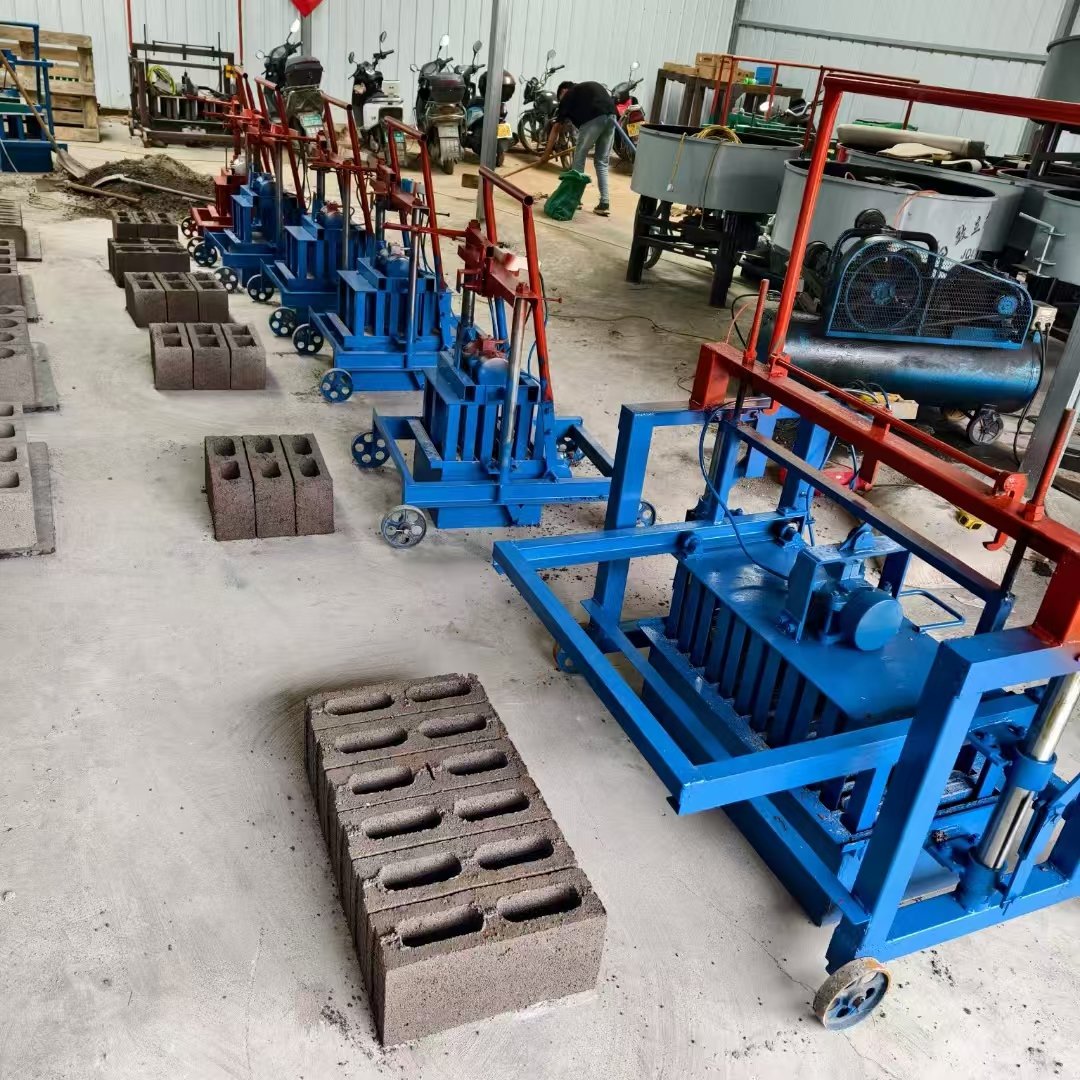 High Quality Engineering Equipment, Mobile Cement Brick Making Machine Lightweight Brick Making Machine With Rollers