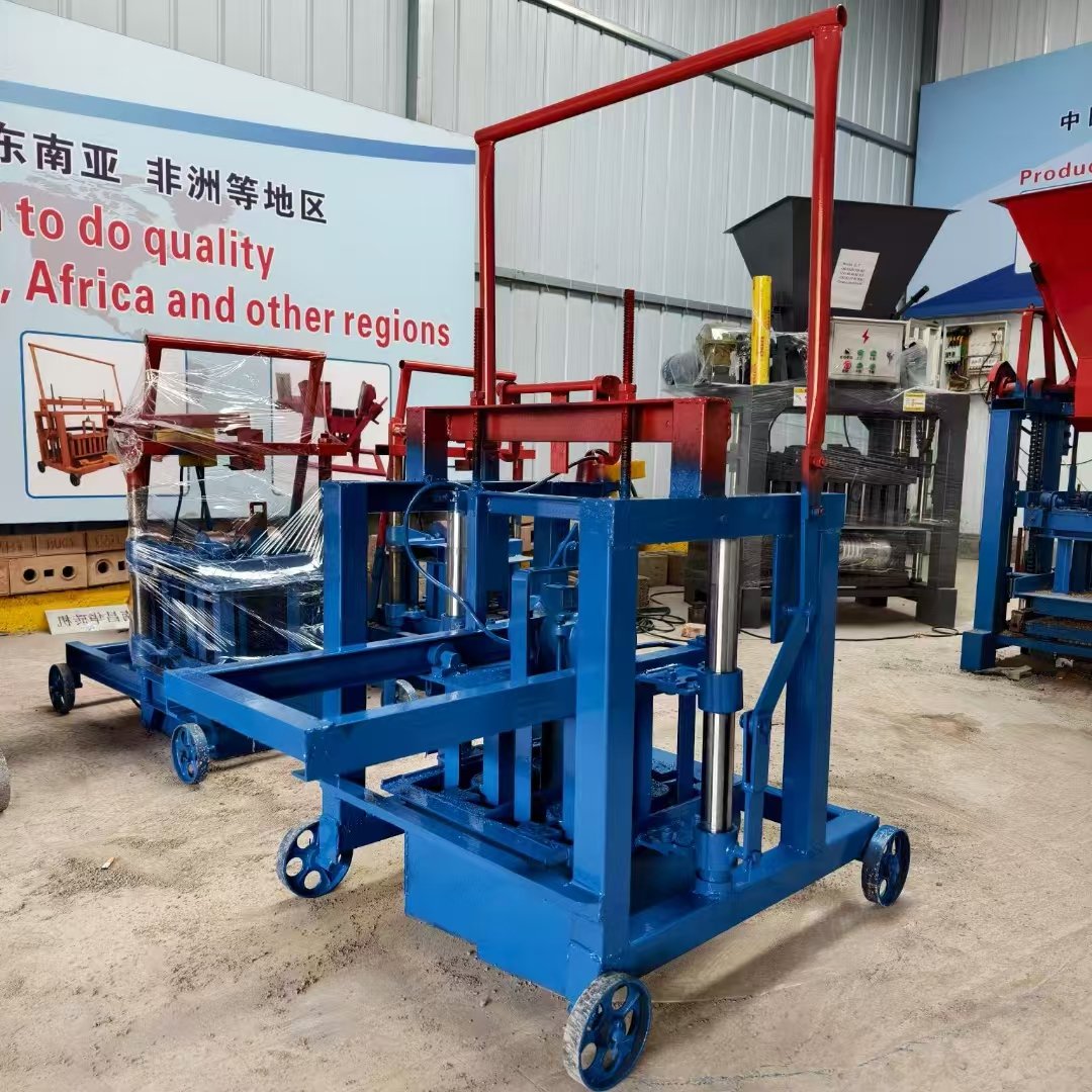 High Quality Engineering Equipment, Mobile Cement Brick Making Machine Lightweight Brick Making Machine With Rollers