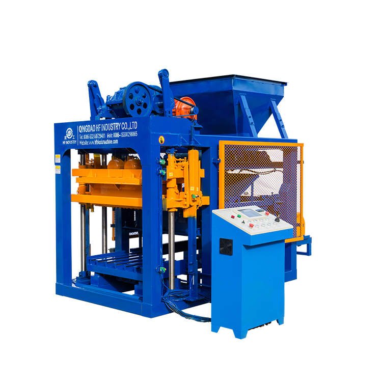 Small Concrete Pump Automatic Diesel Engine Block and Brick Making Machine Hollow Block Machine Cement Mixer Global Engine Mold