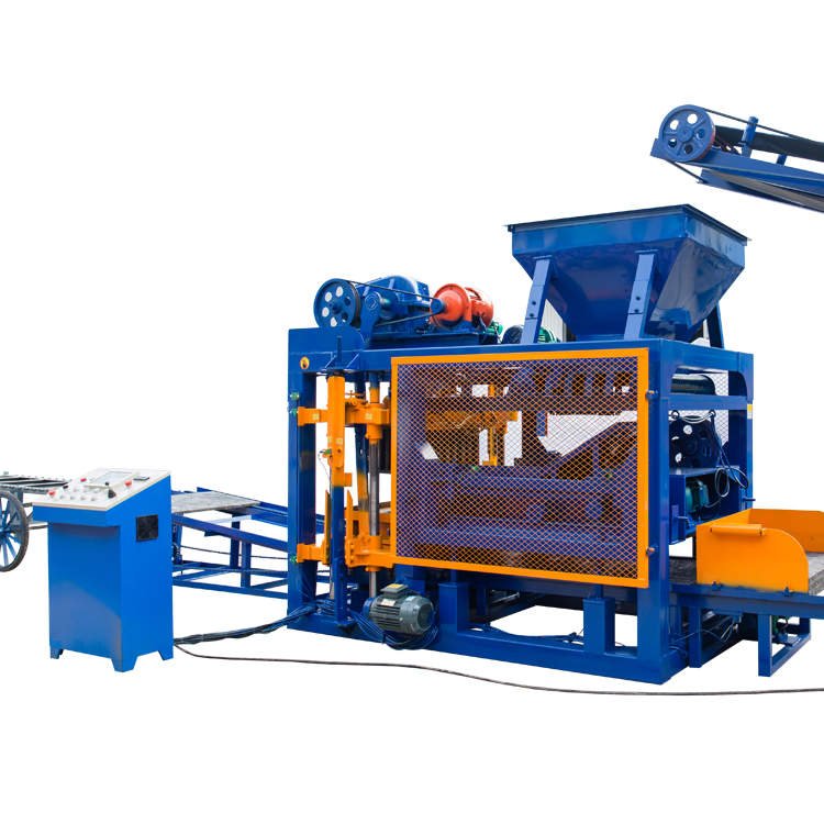 Small Concrete Pump Automatic Diesel Engine Block and Brick Making Machine Hollow Block Machine Cement Mixer Global Engine Mold