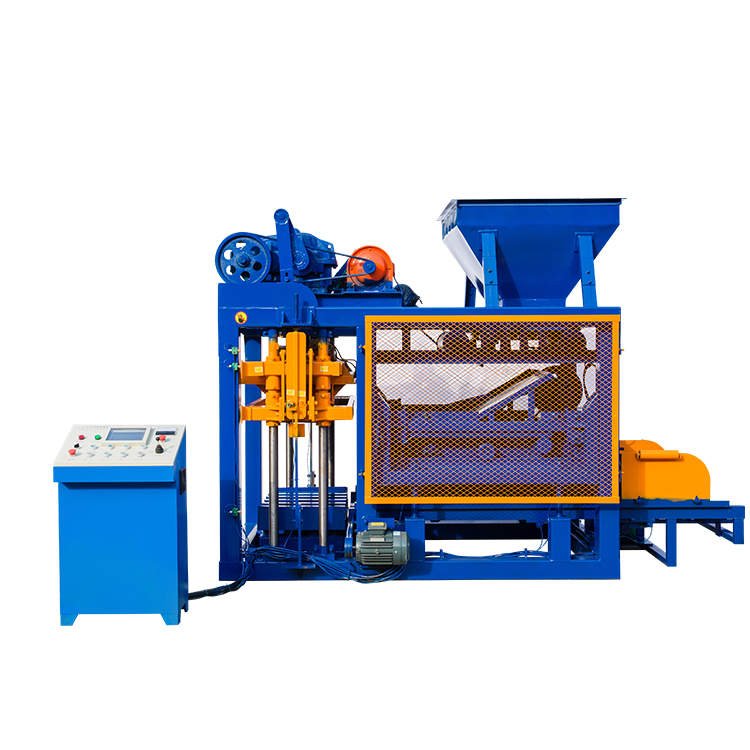 Small Concrete Pump Automatic Diesel Engine Block and Brick Making Machine Hollow Block Machine Cement Mixer Global Engine Mold