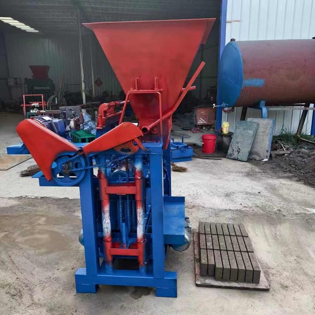 Semi-automatic Shengjia China Factory Brick Making Machine Stable Block Making Machine With Electric Mode