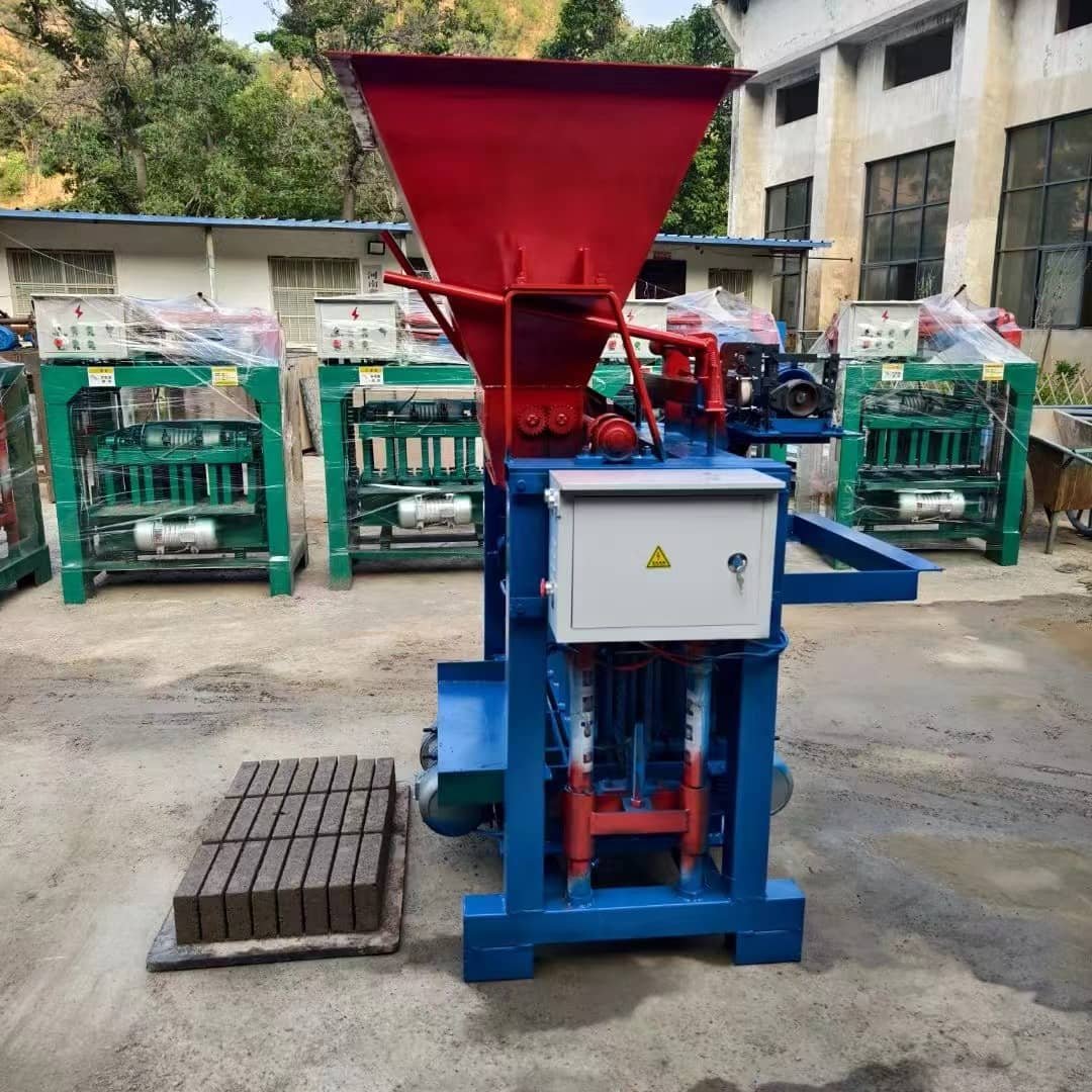Semi-automatic Shengjia China Factory Brick Making Machine Stable Block Making Machine With Electric Mode