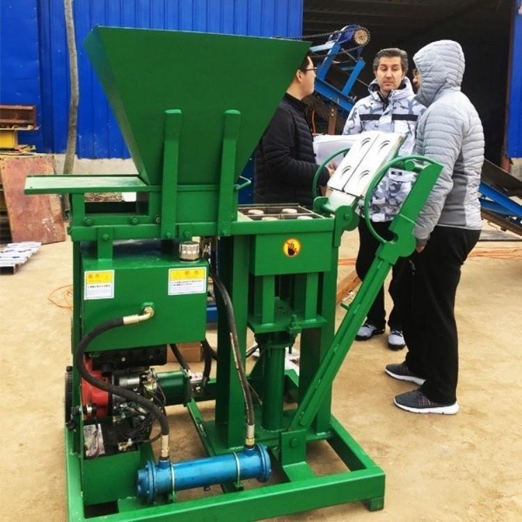 HuaYang Low Price Hydraulic Pressing Clay Soil Interlocking Block Brick Making Machine