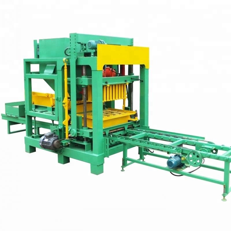 QT4-20A Automatic Hollow Cement Block Machine Interlocking Brick Making Machinery