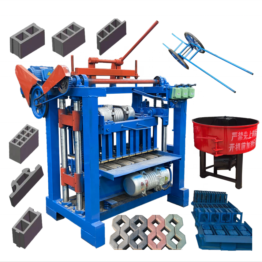 Full Set Block Machine Garden Brick Making From Cement Inter Locking Brick Making Machine