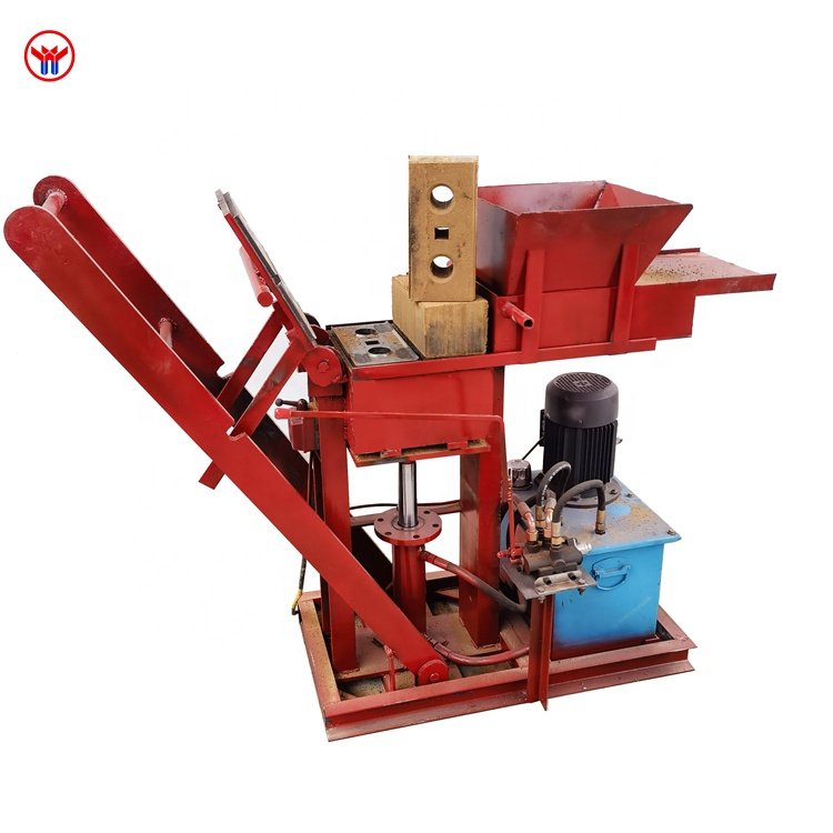 Singapore Compress Hollow Interlock Clay Brick Make Machine Production Line
