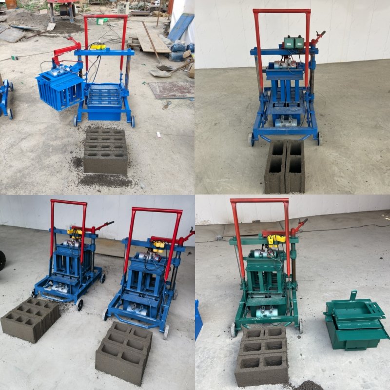 Small Business Mobile Portable Concrete Blocks Making Machine Brick Machine for Sale