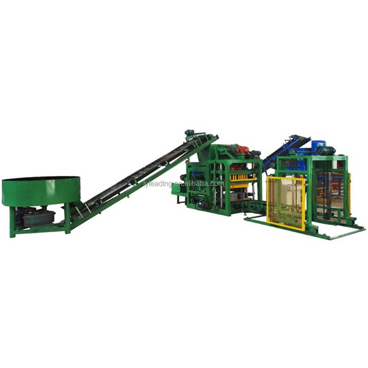 QTJ4-25 Automatic Hollow concrete block machine brick making machinery concrete slab making machine