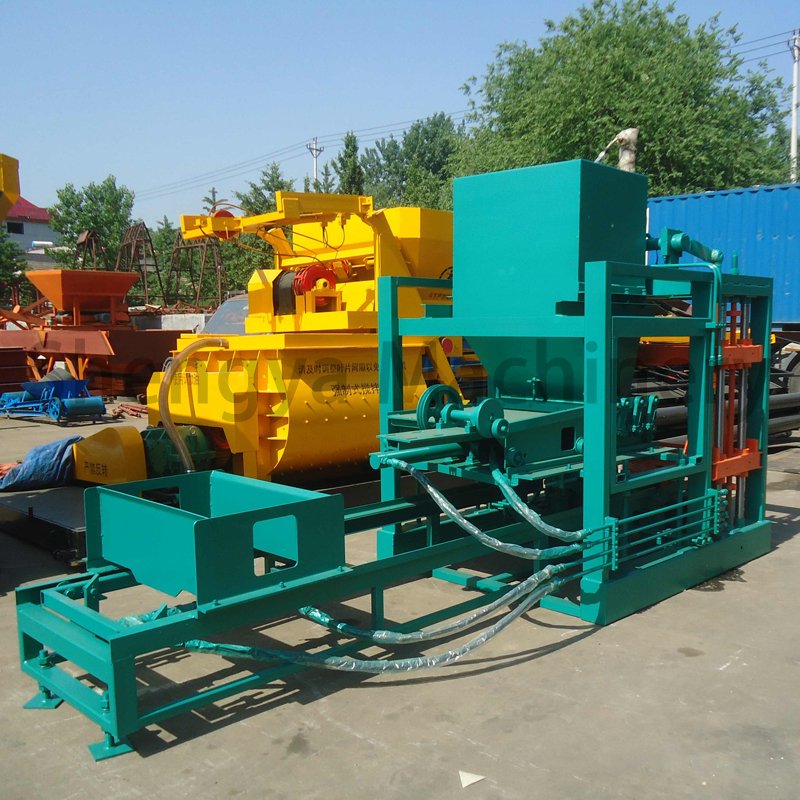 qt4-20 concrete brick making machine interlocking block making machine hollow block making machine