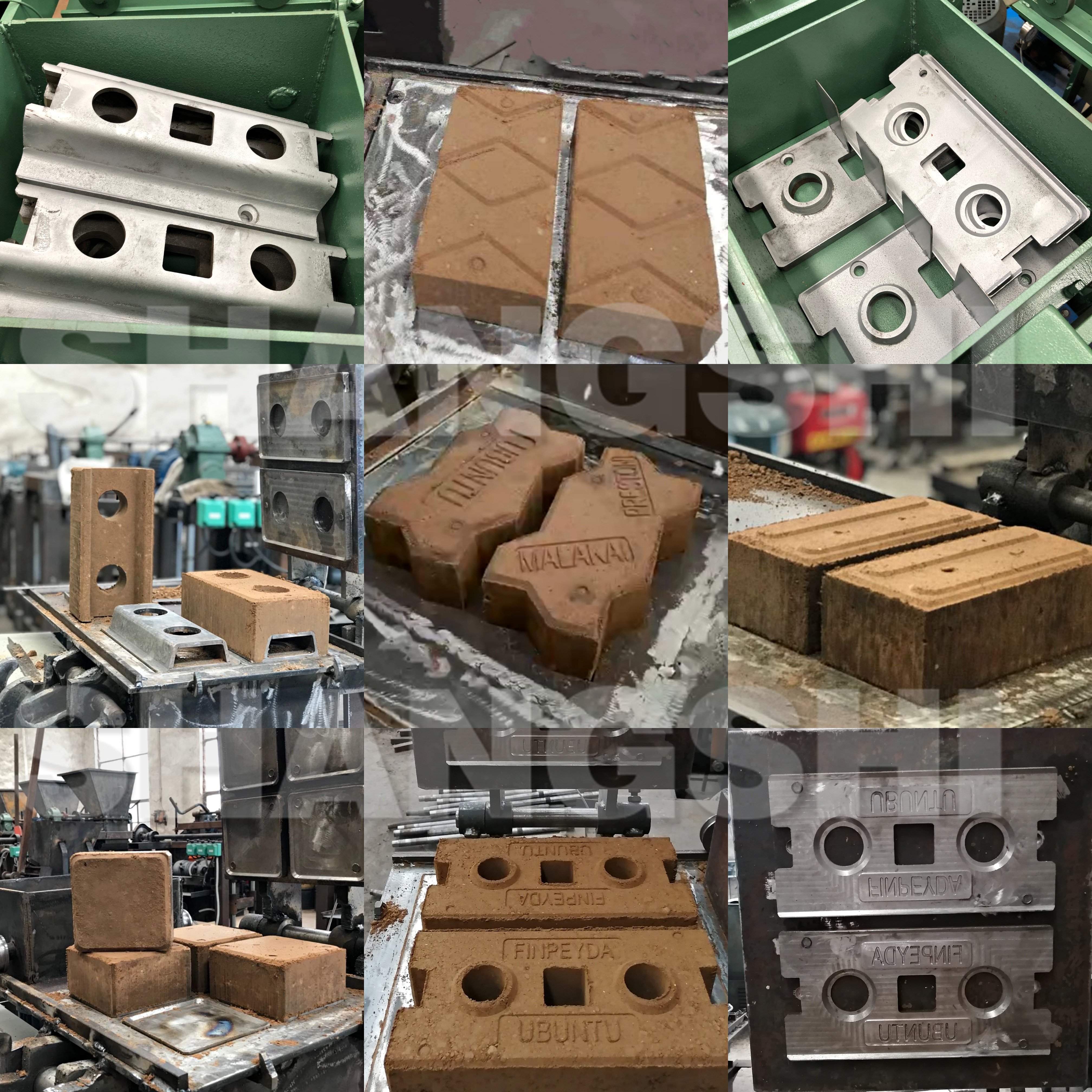 high quality HY2-20 semi automatic Clay Soil Interlocking Brick Making machine