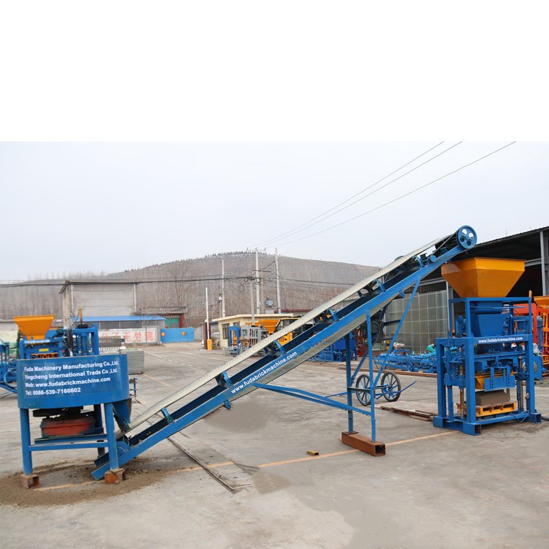 Low investment high efficiency QT40C-1 semi-automatic cement fly ash brick making machine for sale